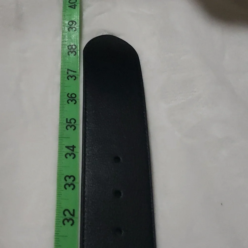 Lauren Ralph Lauren‎ Studded 2ins Wide Black leather Belt. NWT. Size SMALL